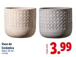 Lidl Vaso de Cerâmica promoção