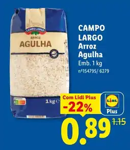 Lidl Campo Largo arroz agulha promoção