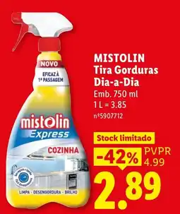 Lidl mistolin tira gorduras dia-a-dia promoção