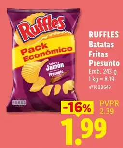 Lidl Ruffles Pack Económico promoção
