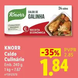 Lidl Knorr Caldo Culinário promoção