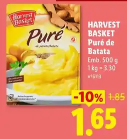 Lidl Harvest Basket Puré de Batata promoção