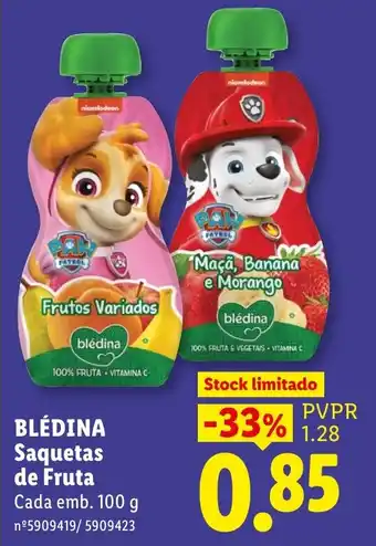 Blédina Saquetas de Fruta