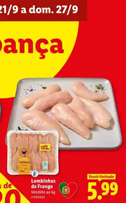 Lidl Lombinhos de Frango promoção