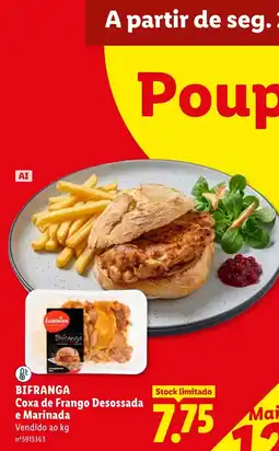 Lidl Bifranga Coxa de Frango Desossada e Marinada promoção
