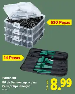Lidl Parkside kit de desmontagem para carro/ clipses fixação promoção