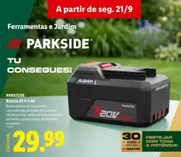 Lidl Bateria 20 V 4 Ah parkside promoção