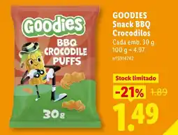 Lidl Goodies snack bbq crocodilos promoção