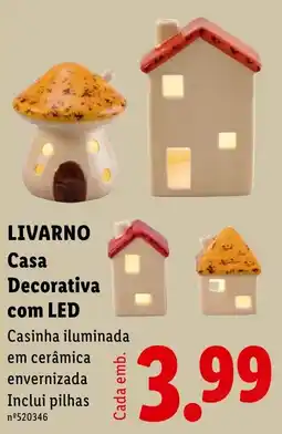 Lidl Livarino casa decorativa com led promoção
