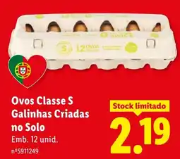 Lidl Ovos Classe S promoção