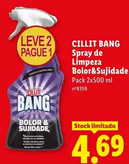 Lidl Cillit bang spray de limpeza bolor&sujidade promoção