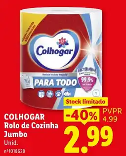 Lidl Colhogar Rolo de Cozinha Jumbo promoção