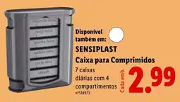Lidl SensiPlast Caixa para Comprimidos promoção
