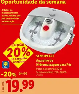 Lidl sensioplast aparelho de hidromassagem para pés promoção
