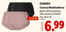 Lidl esmara cuecas modeladoras promoção