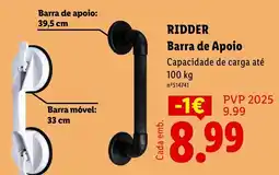 Lidl Riddler barra de apoio promoção