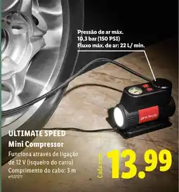 Lidl ultimate speed mini compressor promoção