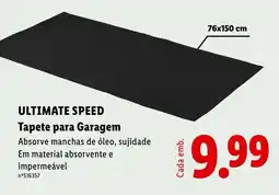 Lidl ultimate speed tapete para garagem promoção