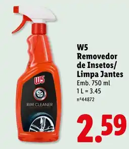 Lidl W5 Removedor de Insetos/Limpa Jantes promoção