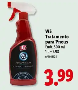 Lidl W5 tratamento para pneus promoção