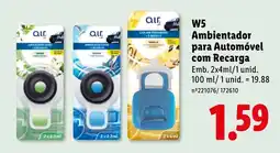 Lidl Air ambientador para automóvel com recarga promoção