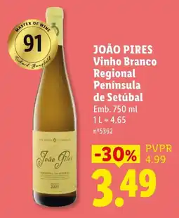 Lidl João Pires Vinho Branco promoção