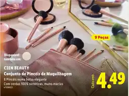 Lidl Cien beauty conjunto de pincéis de maquilhagem promoção