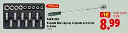 Lidl Parkside roquete telescópico/ conjunto de chaves de caixa promoção