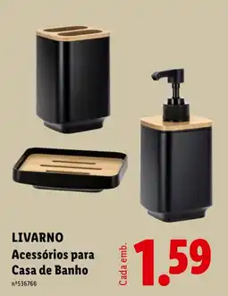 Lidl livarno acessórios para casa de banho promoção