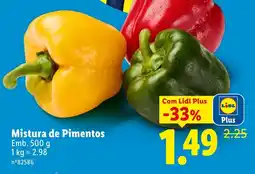 Lidl Mistura de Pimentos promoção