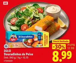 Lidl iglo douradinhos de peixe promoção