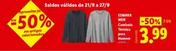 Lidl Esmara men camisola térmica para homem promoção