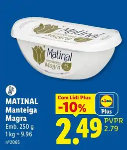 Lidl Matinal Manteiga Magra promoção
