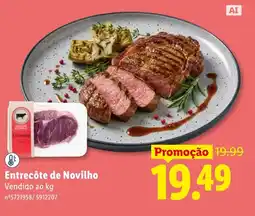 Lidl Entrecôte de Novilho promoção
