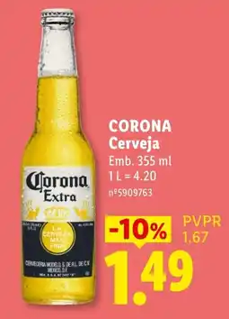 Lidl corona cerveja promoção