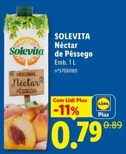Lidl Solevita Néctar de Pêssego promoção