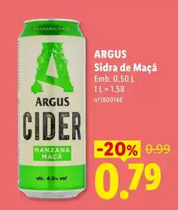 Lidl Argus cider manzana maçã promoção