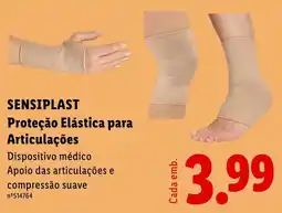 Lidl sensioplast proteção elástica para articulações promoção