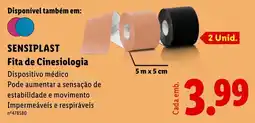 Lidl SenSiPlast Fita de Cinesiologia promoção