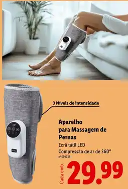 Lidl Aparelho para massagem de pernas promoção