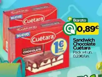 Sandwich Chocolate Cuétara