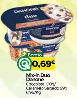 Supermercados Preços Baixos Mix-in Duo Danone promoção