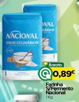 Supermercados Preços Baixos Farinha S/Fermento Nacional promoção