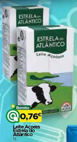 Supermercados Preços Baixos Leite Açores Estrela do Atlântico promoção