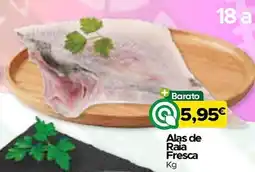 Supermercados Preços Baixos Alas de Raia Fresca promoção