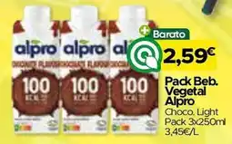 Supermercados Preços Baixos Beb. Vegetal Alpro Choco. Light promoção