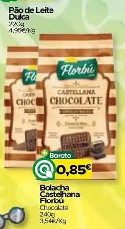 Supermercados Preços Baixos Bolacha Castelhana Florbú Chocolate promoção