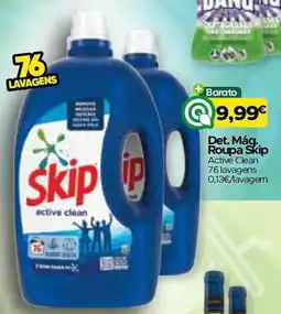 Supermercados Preços Baixos Det. Mág. Roupa Skip Active Clean promoção