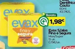 Supermercados Preços Baixos evax fina e segura promoção