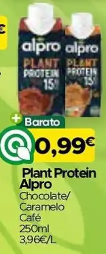 Supermercados Preços Baixos Plant Protein Alpro Chocolate/ Caramelo Café promoção